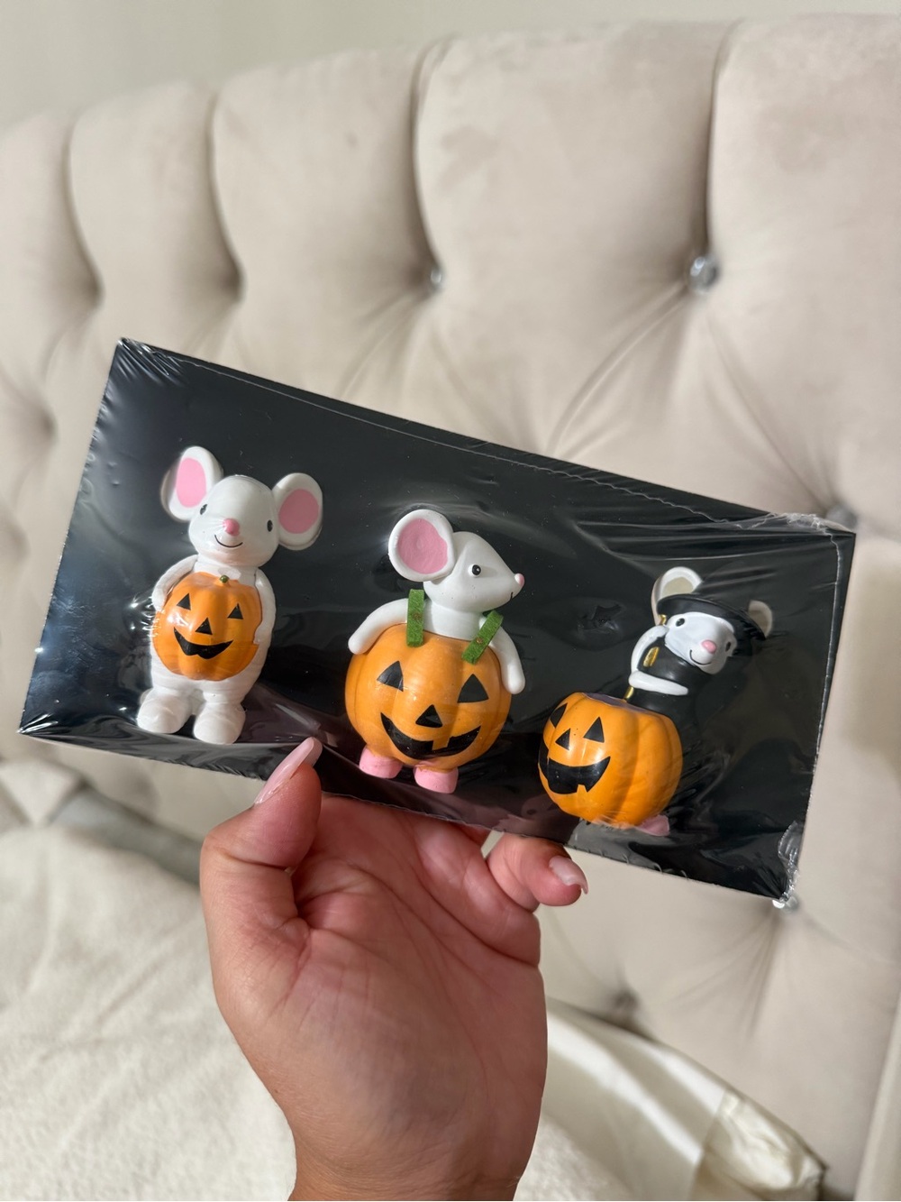 2026 Halloween Target 3pk Figurals - Bullseye's
Playground
Mice Pumpkin decor